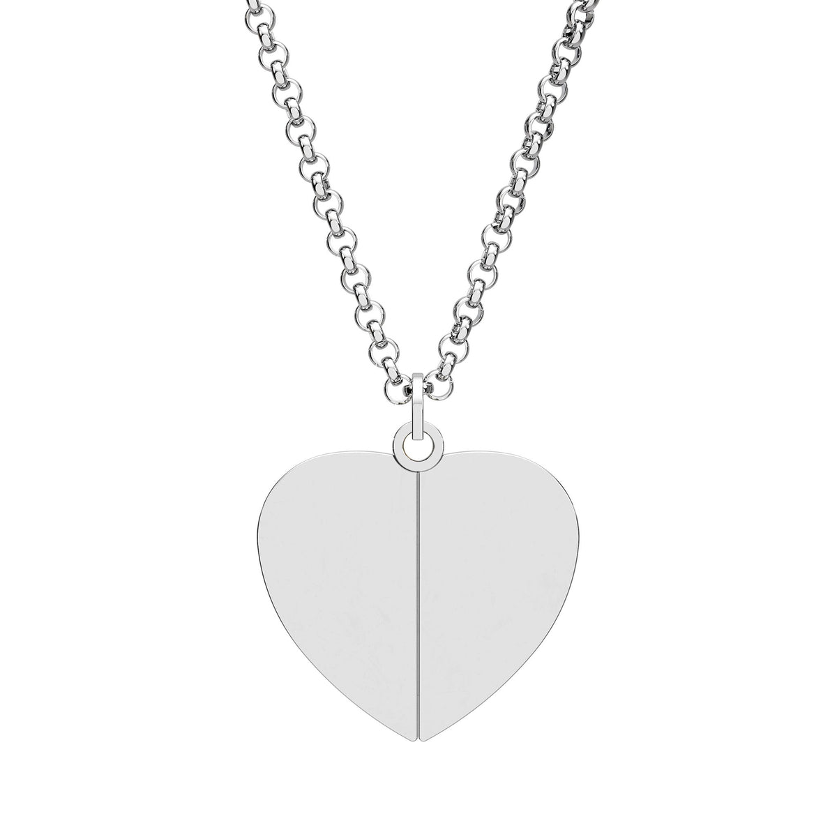 Hidden Message Heart Necklace – Personalized Engraved Secret Message Jewelry