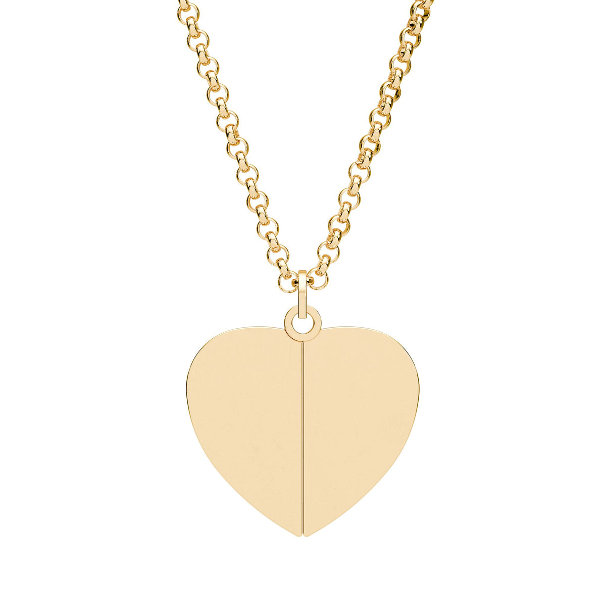 Hidden Message Heart Necklace – Personalized Engraved Secret Message Jewelry